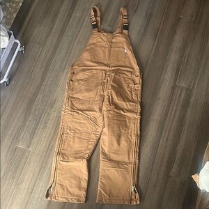 Men's Tyndale Tan Bib Overalls XL Long FR